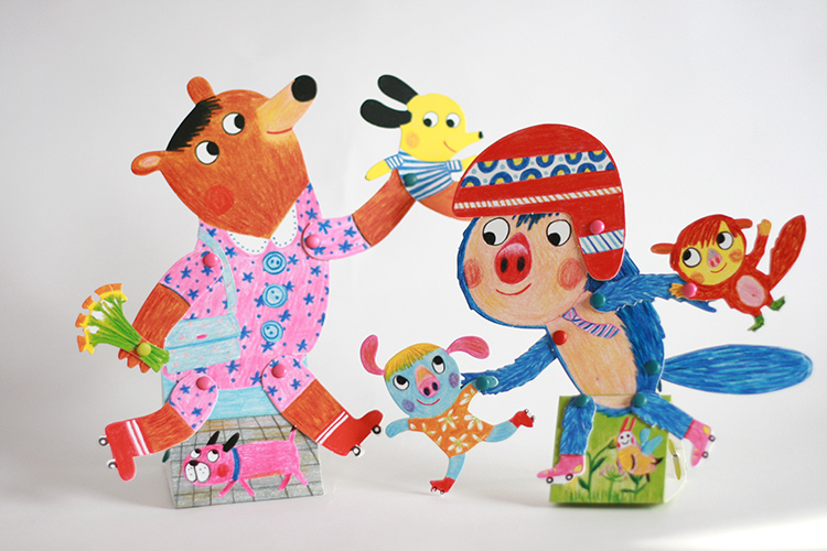 Paper Puppets for ©Djeco 2015